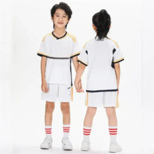 White children's training uniform 2025