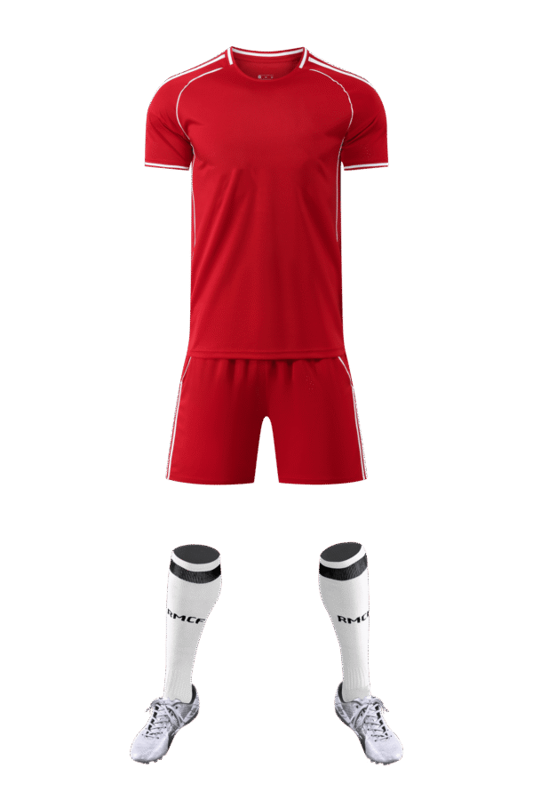 Adult training suit red suit - Image 3