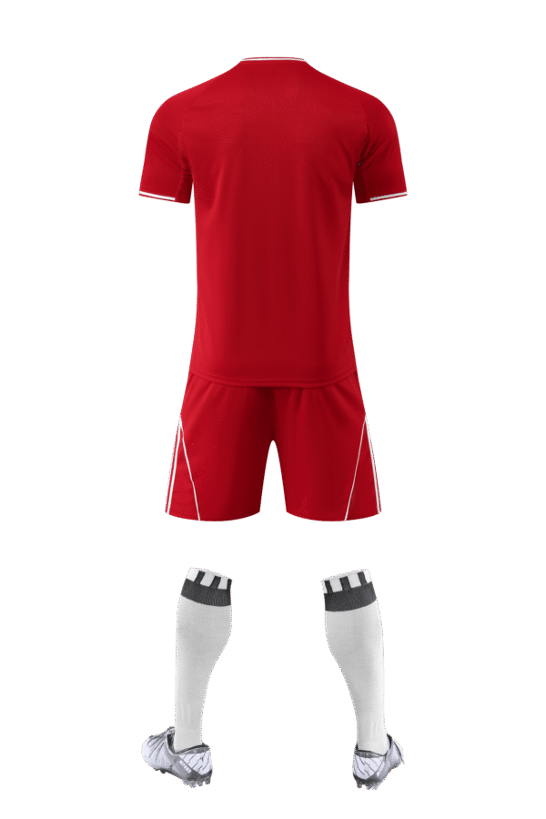 Adult training suit red suit