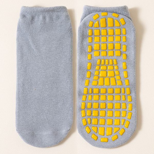 Grey anti-slip socks