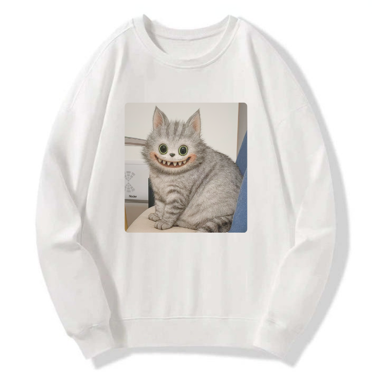 Cute Labubu Cat Sweatshirt - Image 6
