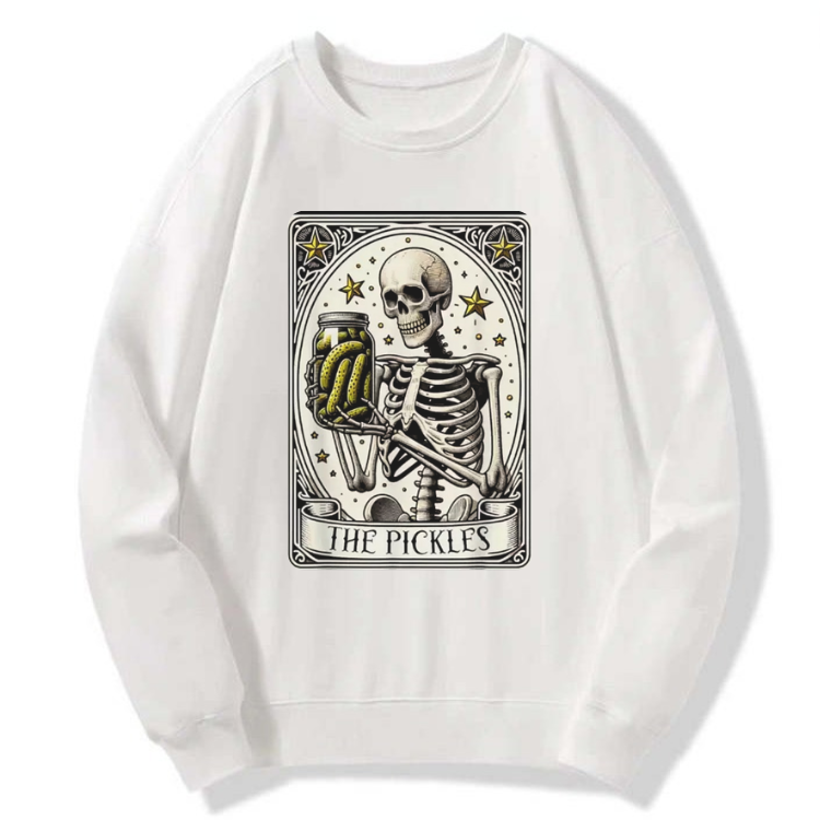 Gothic Skeleton Tarot Sweatshirt - Image 6