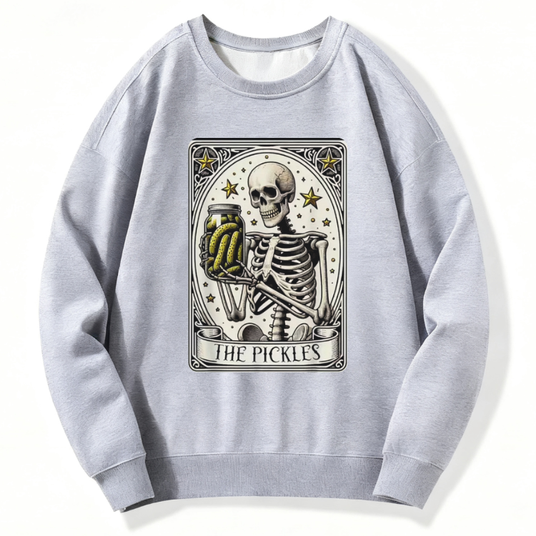 Gothic Skeleton Tarot Sweatshirt - Image 5