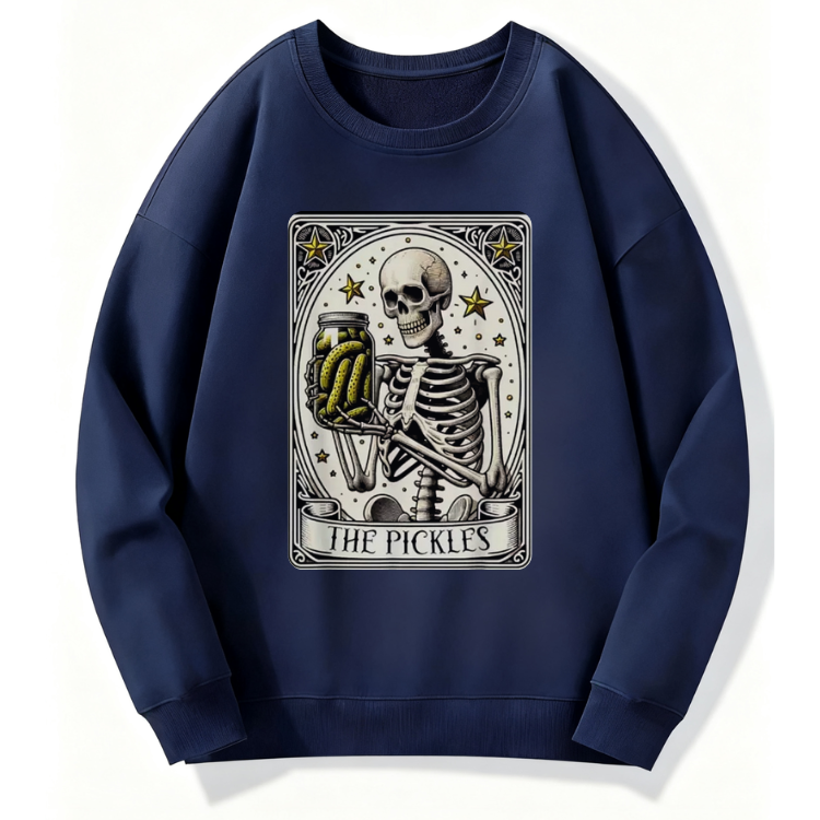 Gothic Skeleton Tarot Sweatshirt - Image 3
