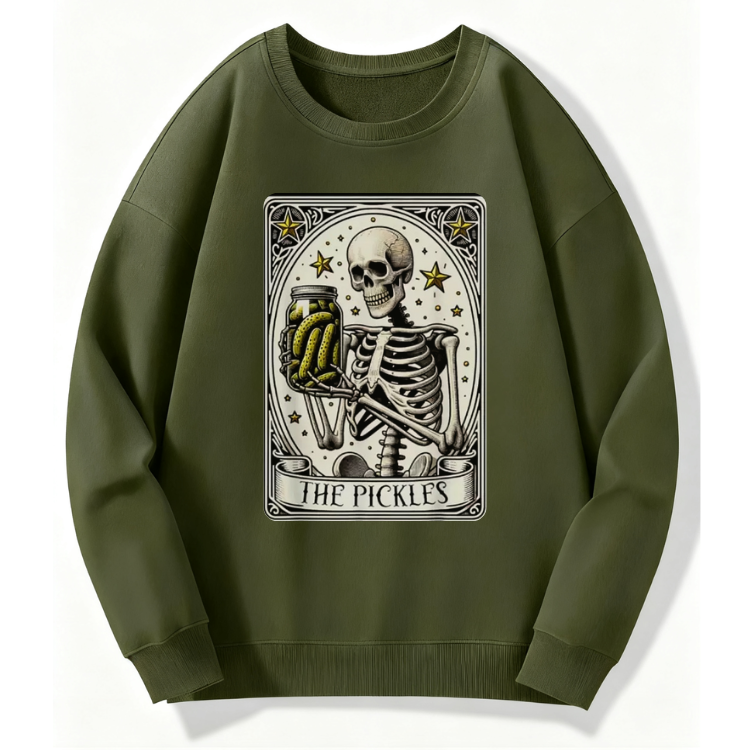 Gothic Skeleton Tarot Sweatshirt - Image 2