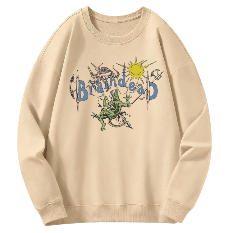 Vintage Rock Crocodile Sweatshirt - Image 4