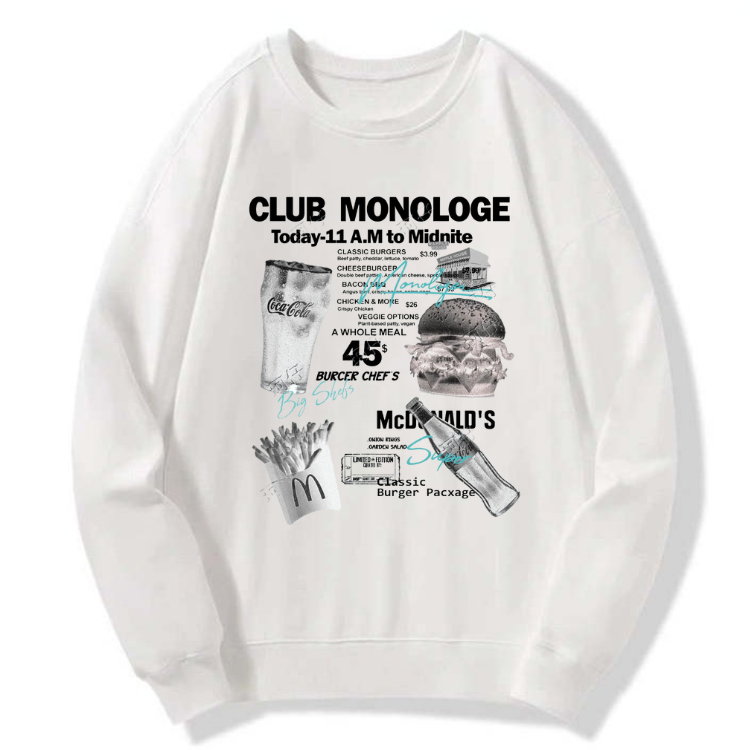 Vintage Fast Food Sweatshirt - Image 6