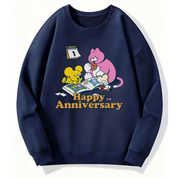 Happy Anniversary Sweatshirt - Image 3
