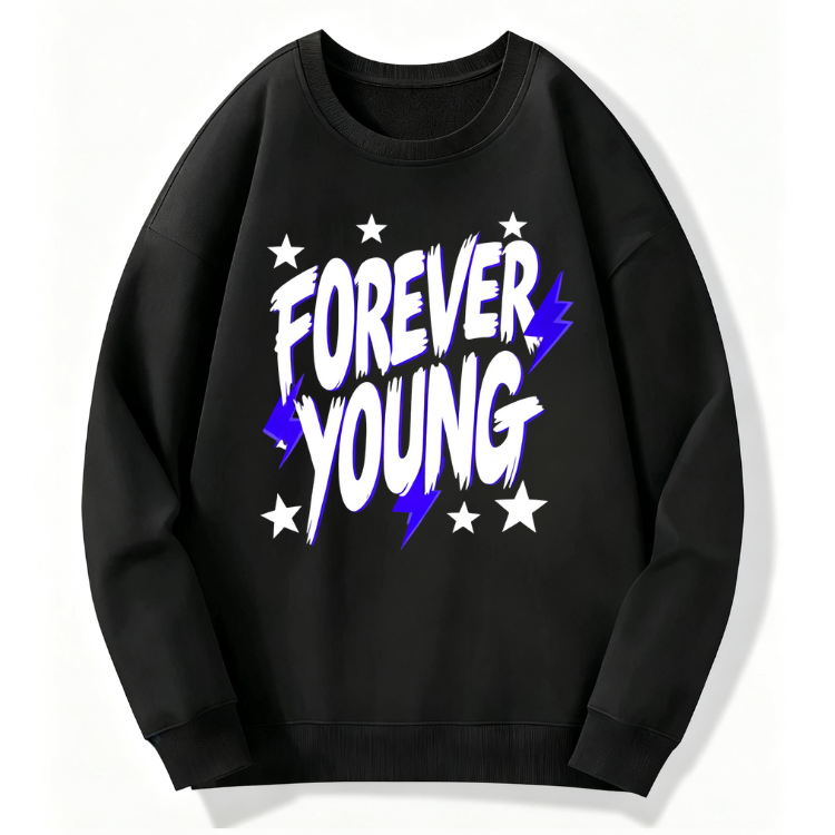 Forever Young Star Sweatshirt - Image 6