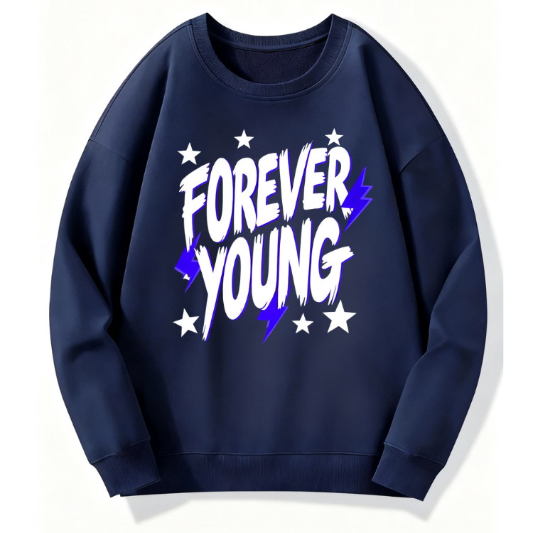 Forever Young Star Sweatshirt - Image 4